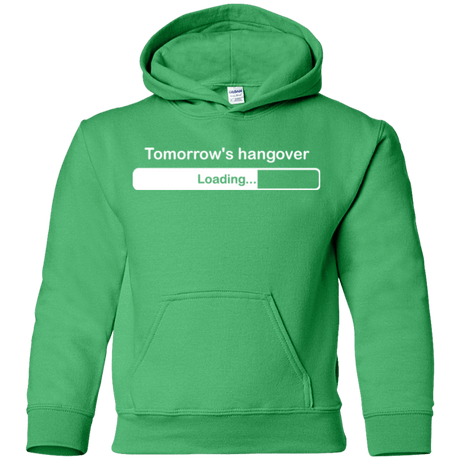 Sweatshirts Irish Green / YS Tomorrow's hangover Youth Hoodie