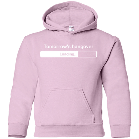 Sweatshirts Light Pink / YS Tomorrow's hangover Youth Hoodie