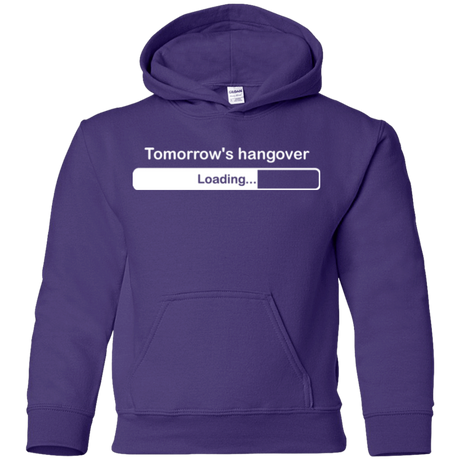 Sweatshirts Purple / YS Tomorrow's hangover Youth Hoodie