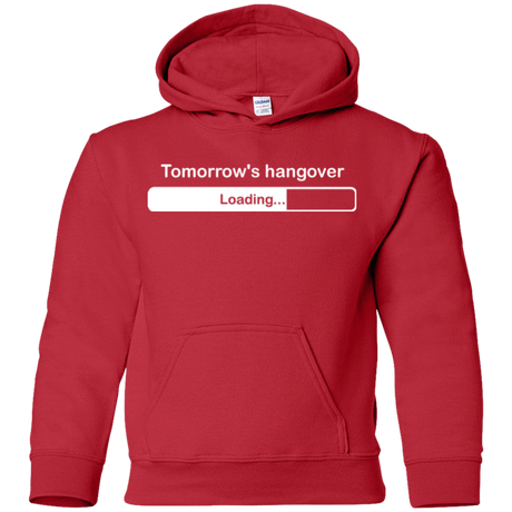 Sweatshirts Red / YS Tomorrow's hangover Youth Hoodie
