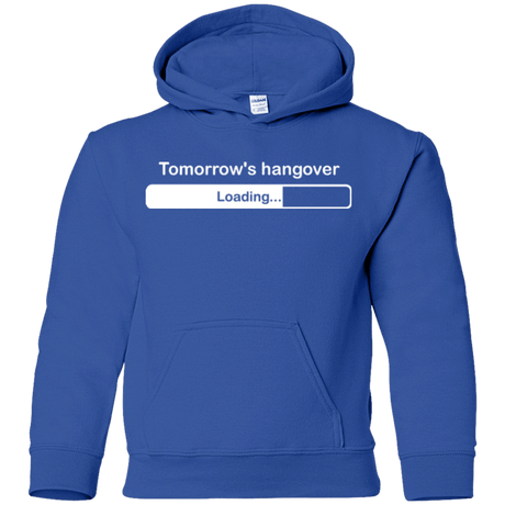 Sweatshirts Royal / YS Tomorrow's hangover Youth Hoodie
