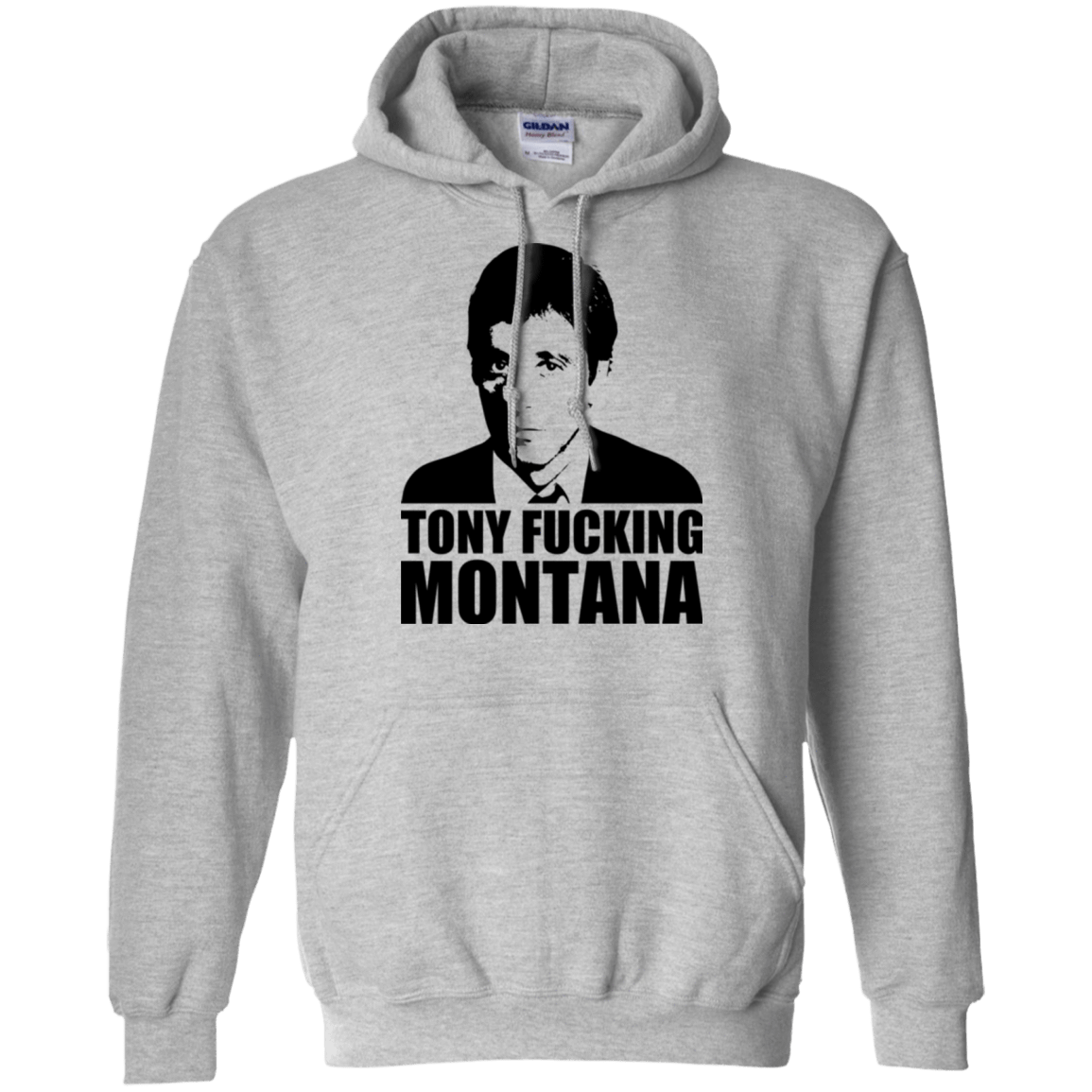 Sweatshirts Sport Grey / Small Tony Fucking Montana Pullover Hoodie