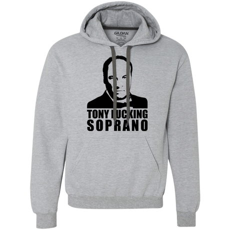 Sweatshirts Sport Grey / Small Tony Fucking Soprano Premium Fleece Hoodie