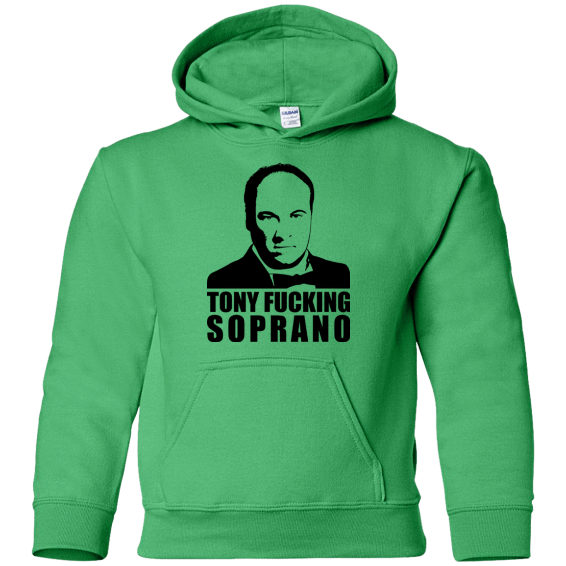 Sweatshirts Irish Green / YS Tony Fucking Soprano Youth Hoodie