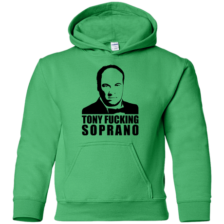 Sweatshirts Irish Green / YS Tony Fucking Soprano Youth Hoodie