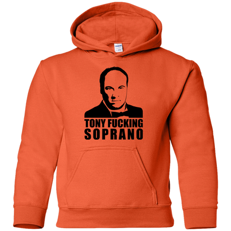 Sweatshirts Orange / YS Tony Fucking Soprano Youth Hoodie