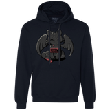 Sweatshirts Navy / S Toothless Feed Me Premium Fleece Hoodie