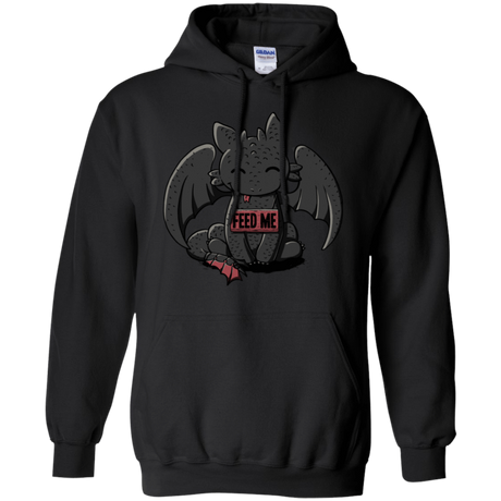 Sweatshirts Black / S Toothless Feed Me Pullover Hoodie