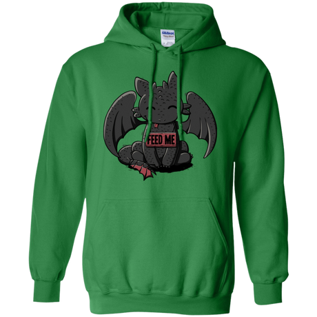 Sweatshirts Irish Green / S Toothless Feed Me Pullover Hoodie