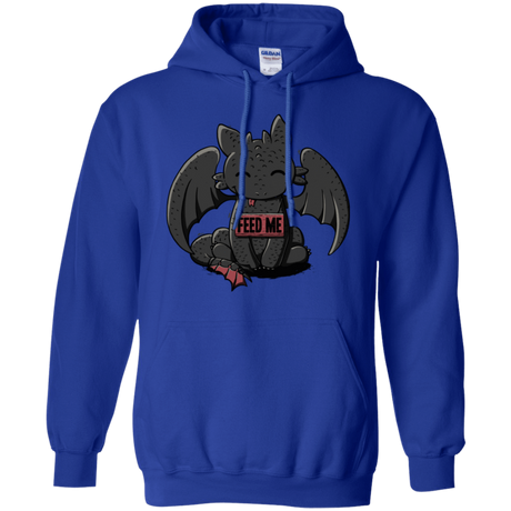 Sweatshirts Royal / S Toothless Feed Me Pullover Hoodie