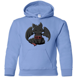 Sweatshirts Carolina Blue / YS Toothless Feed Me Youth Hoodie