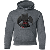 Sweatshirts Dark Heather / YS Toothless Feed Me Youth Hoodie