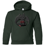 Sweatshirts Forest Green / YS Toothless Feed Me Youth Hoodie