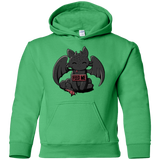 Sweatshirts Irish Green / YS Toothless Feed Me Youth Hoodie