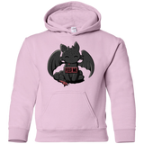 Sweatshirts Light Pink / YS Toothless Feed Me Youth Hoodie