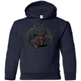 Sweatshirts Navy / YS Toothless Feed Me Youth Hoodie