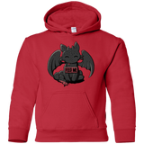 Sweatshirts Red / YS Toothless Feed Me Youth Hoodie