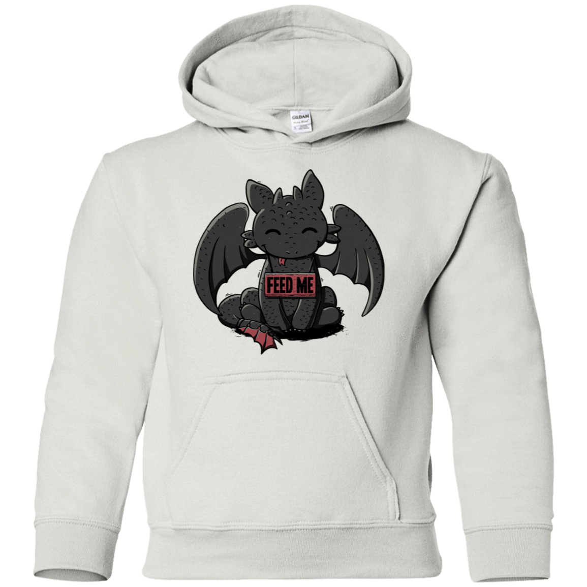 Sweatshirts White / YS Toothless Feed Me Youth Hoodie