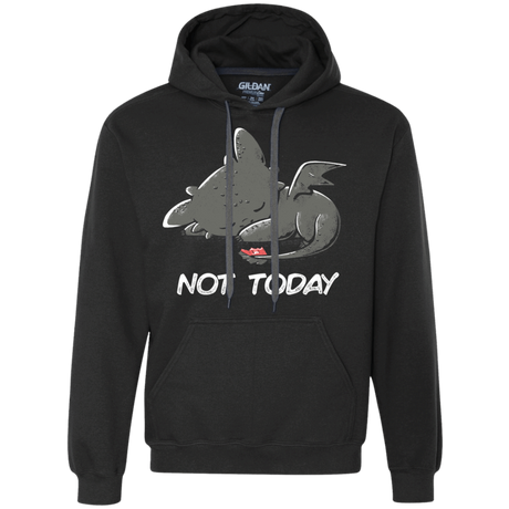 Sweatshirts Black / S Toothless Not Today Premium Fleece Hoodie