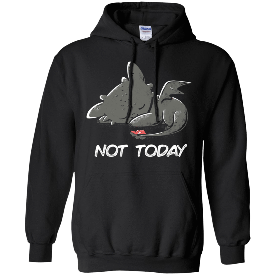 Sweatshirts Black / S Toothless Not Today Pullover Hoodie