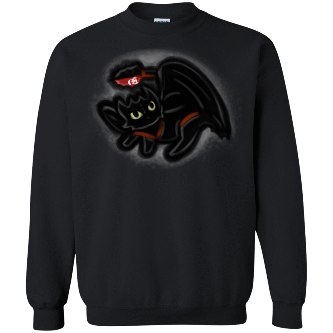 Sweatshirts Black / S Toothless Simba Crewneck Sweatshirt