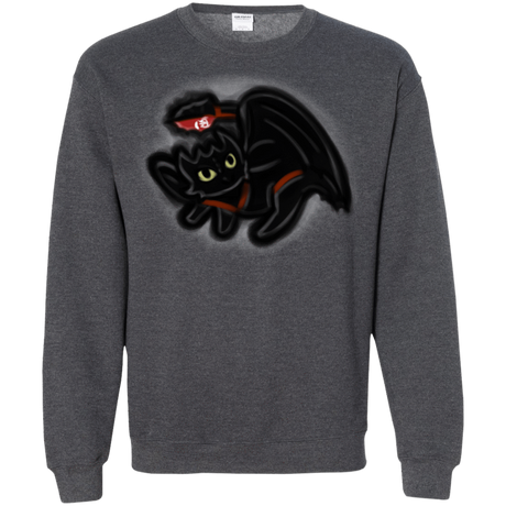 Sweatshirts Dark Heather / S Toothless Simba Crewneck Sweatshirt