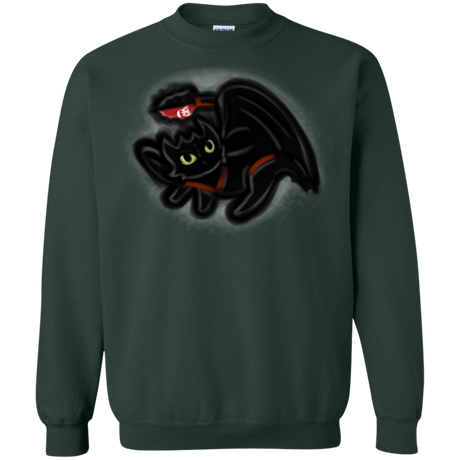 Sweatshirts Forest Green / S Toothless Simba Crewneck Sweatshirt