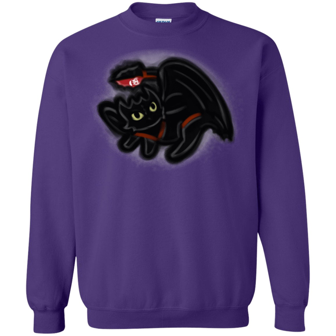 Sweatshirts Purple / S Toothless Simba Crewneck Sweatshirt
