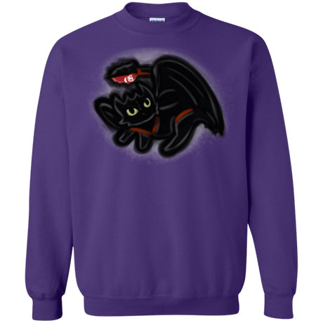 Sweatshirts Purple / S Toothless Simba Crewneck Sweatshirt