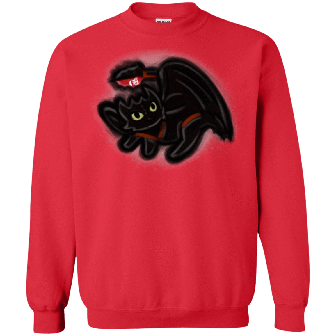 Sweatshirts Red / S Toothless Simba Crewneck Sweatshirt