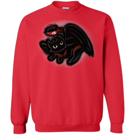 Sweatshirts Red / S Toothless Simba Crewneck Sweatshirt