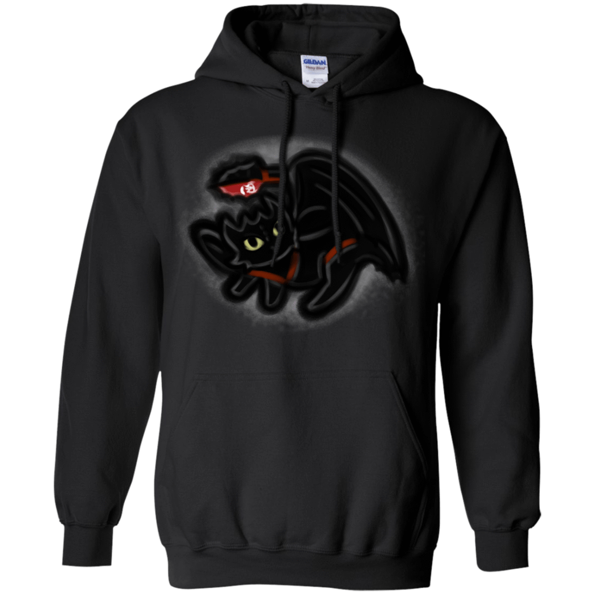 Sweatshirts Black / S Toothless Simba Pullover Hoodie