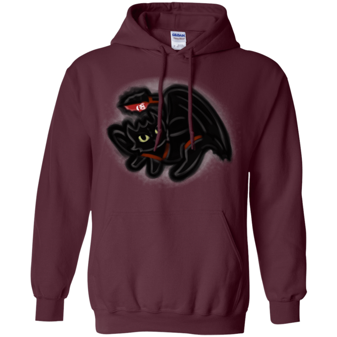 Sweatshirts Maroon / S Toothless Simba Pullover Hoodie