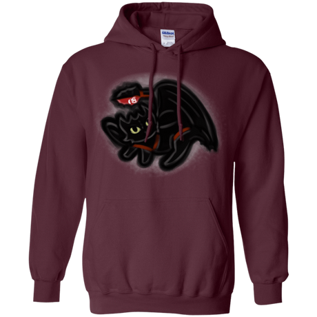 Sweatshirts Maroon / S Toothless Simba Pullover Hoodie