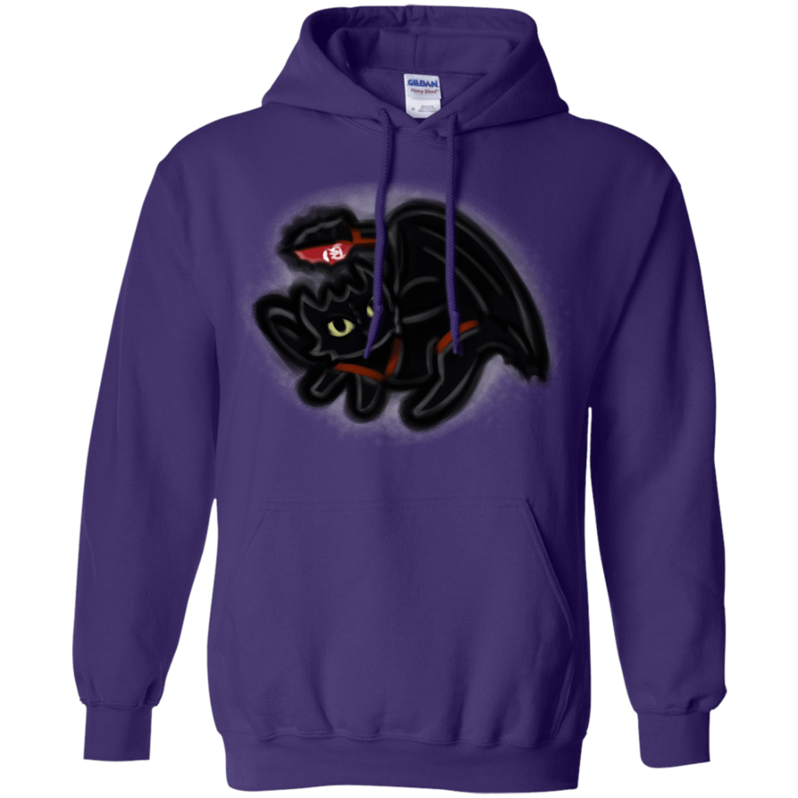 Sweatshirts Purple / S Toothless Simba Pullover Hoodie