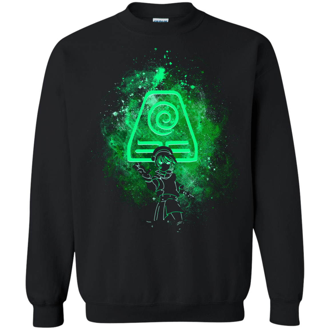 Sweatshirts Black / Small Toph Art Crewneck Sweatshirt