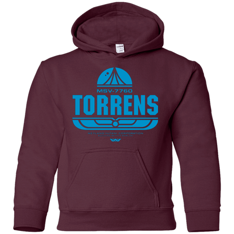 Sweatshirts Maroon / YS Torrens Youth Hoodie