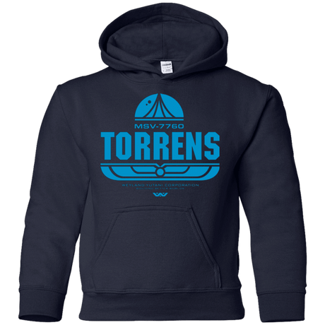 Sweatshirts Navy / YS Torrens Youth Hoodie