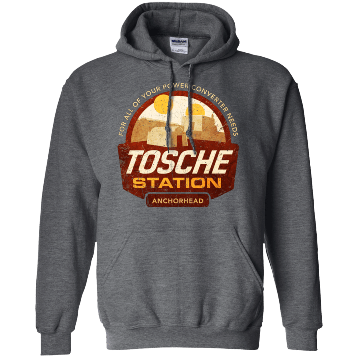 Sweatshirts Dark Heather / Small Tosche Station Pullover Hoodie