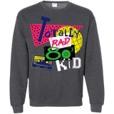 Sweatshirts Dark Heather / Small Totally Rad Crewneck Sweatshirt