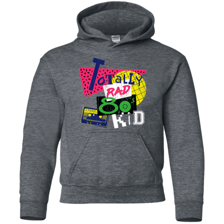Sweatshirts Dark Heather / YS Totally Rad Youth Hoodie