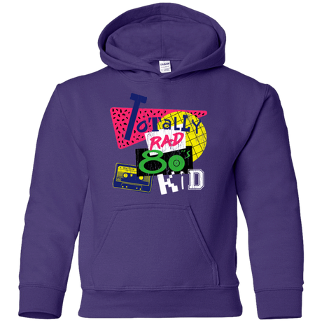 Sweatshirts Purple / YS Totally Rad Youth Hoodie