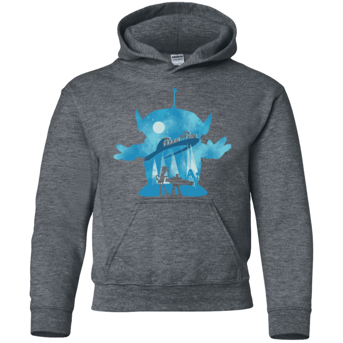 Sweatshirts Dark Heather / YS Toy Portrait Youth Hoodie