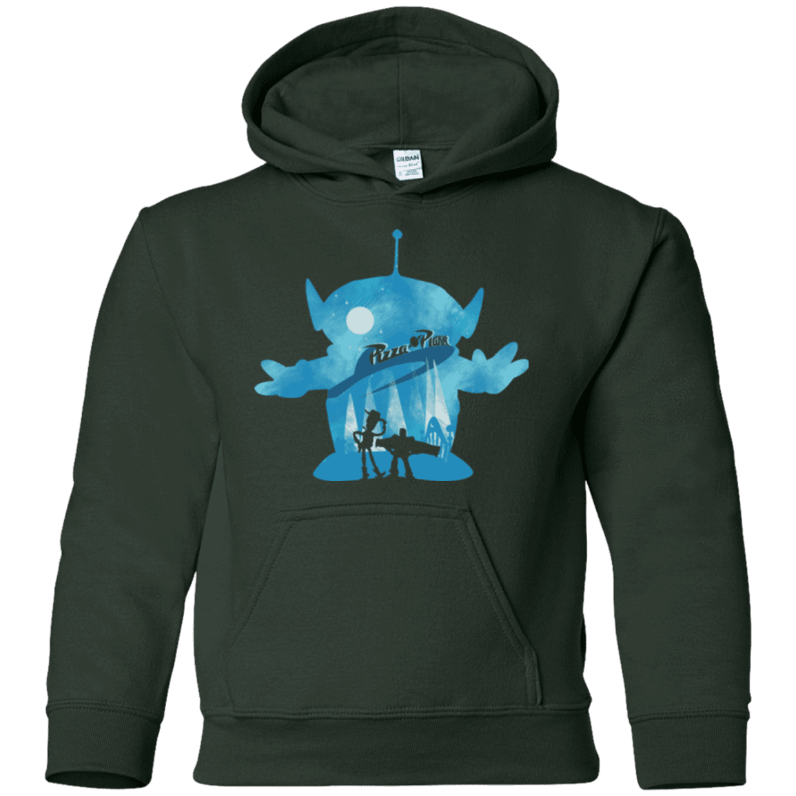 Sweatshirts Forest Green / YS Toy Portrait Youth Hoodie