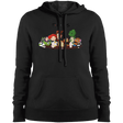 Sweatshirts Black / X-Small TOYS LST254 Ladies' Pullover Hooded Sweatshirt