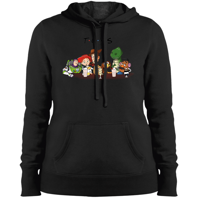 Sweatshirts Black / X-Small TOYS LST254 Ladies' Pullover Hooded Sweatshirt
