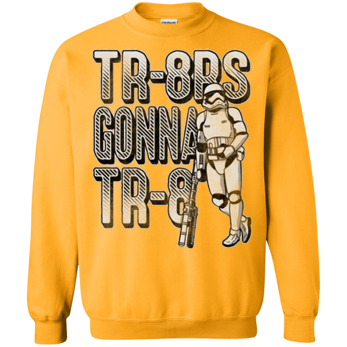 Sweatshirts Gold / Small TR8R Crewneck Sweatshirt