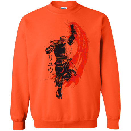 Sweatshirts Orange / Small Traditional Fighter Crewneck Sweatshirt