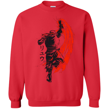 Sweatshirts Red / Small Traditional Fighter Crewneck Sweatshirt