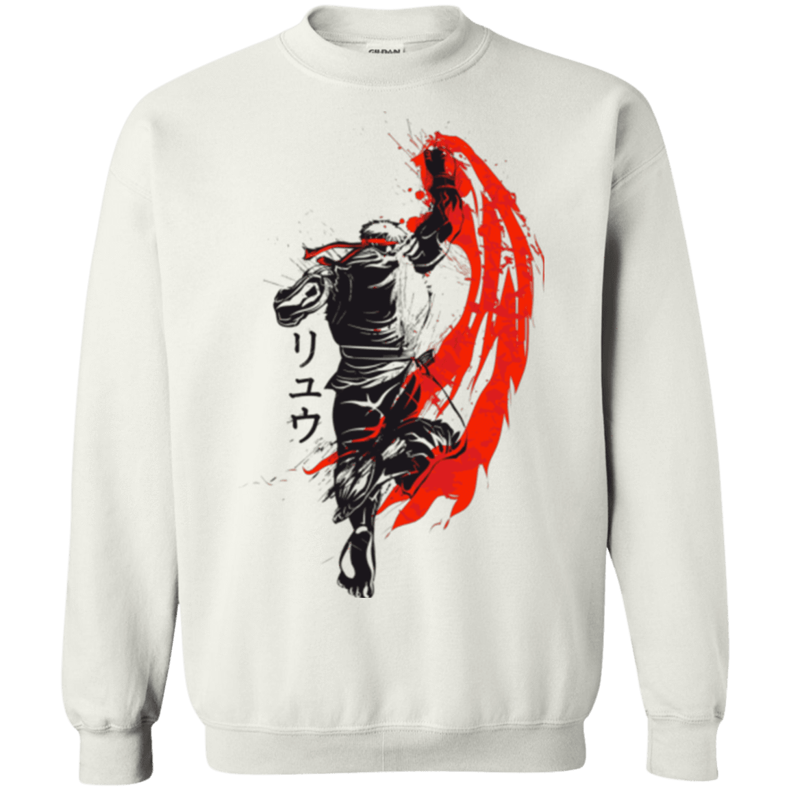 Sweatshirts White / Small Traditional Fighter Crewneck Sweatshirt